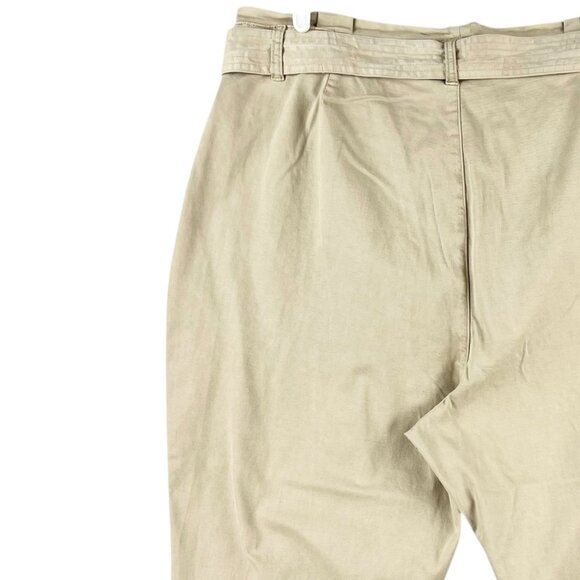 Sanctuary Women's Standard Surplus Tan Belted Pants Sz 20W Tapered High Rise NWT - Picture 14 of 14